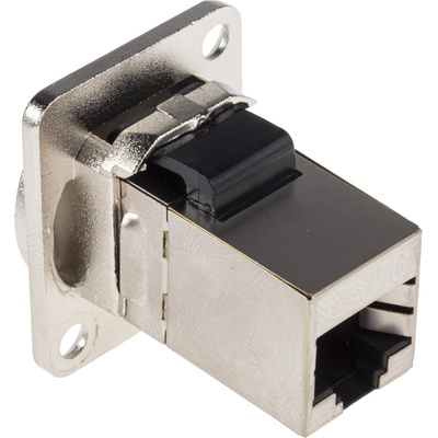 RS PRO RJ45 Feedthrough Connector, Cat6, FTP