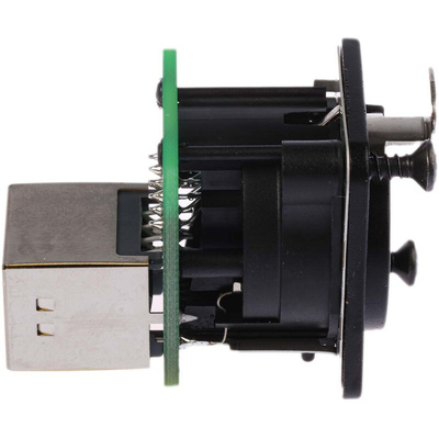 Neutrik EtherCon Series 2-Port RJ45 Female Adapter, Cat5e, Unshielded