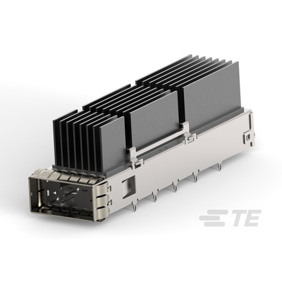 TE Connectivity QSFP Connector, Cage & Heatsink 1-Position, 2342933-3