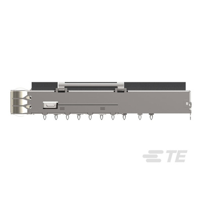 TE Connectivity QSFP Connector, Cage & Heatsink 3-Port 1-Position, 2342886-1