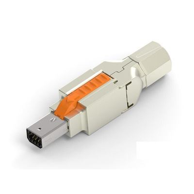 TE Connectivity, Industrial Mini I/O Cable Mount Mini I/O Connector Plug, 8 Way