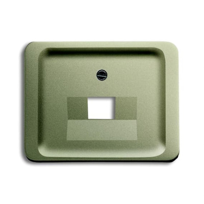ABB Grey 1 Gang Plastic RJ45 Cover Plate