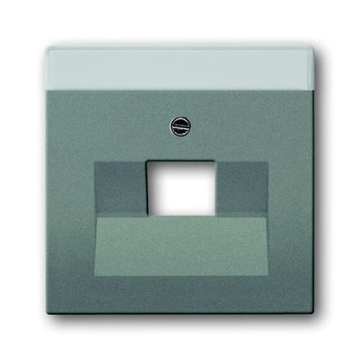 ABB Grey 1 Gang Plastic RJ45 Cover Plate