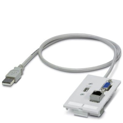 Phoenix Contact Cat5e RJ45 Data Front Plate,With Shielded Shield Type