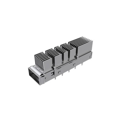 Amphenol Communications Solutions QSFP-DD I/O Connector Plug 76-Position, UE36C1660005A4A