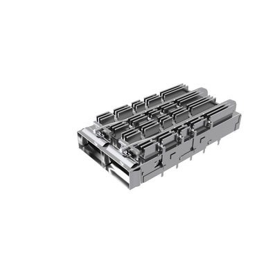 Amphenol Communications Solutions QSFP-DD I/O Connector Plug 76-Position, UE36C2621106A3A