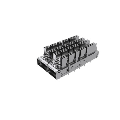 Amphenol Communications Solutions QSFP-DD I/O Connector Plug 76-Position, UE36C2622106A4A
