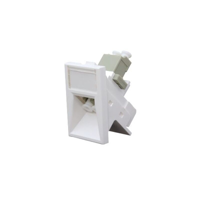 Amphenol Industrial HTC Series, Cat6a 2 Way Angled 6C Fibre Module