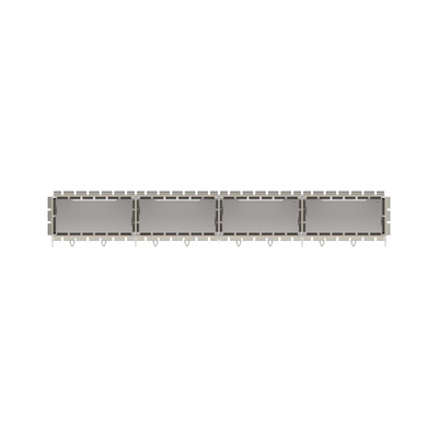 TE Connectivity QSFP Cage Assembly 4-Port 4-Position, 2386164-1