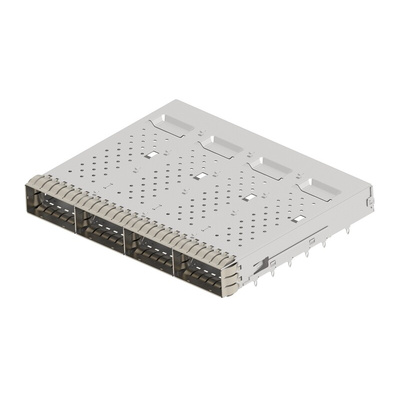 TE Connectivity QSFP Cage Assembly 4-Port 4-Position, 2386164-1