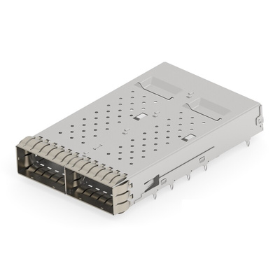 TE Connectivity QSFP Cage Assembly 2-Port 2-Position, 2386331-1