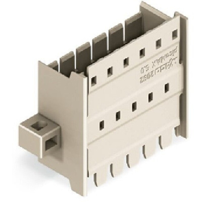 Wago Panel Feedthrough Connector Male 6-Position, 2092-1636/024-000