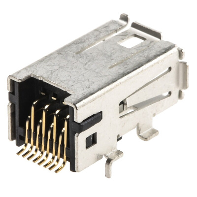 TE Connectivity Surface Mount Mini I/O Connector Female