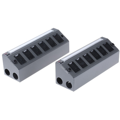 Molex Premise Networks Cat5e 12 Way RJ45 Consolidation Box,With UTP Shield Type