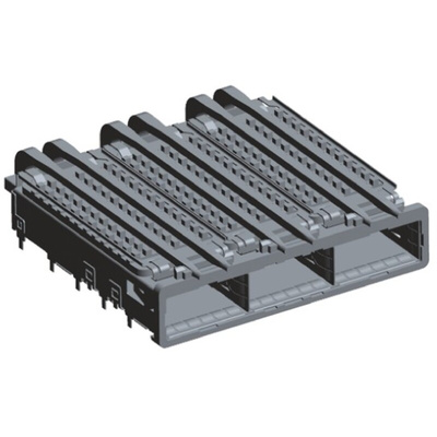 TE Connectivity QSFP Cage Assembly with Heatsink, 2057042-1