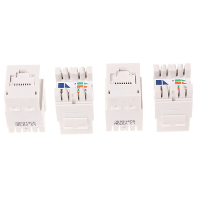 Molex Premise Networks PowerCat Euromod II Series, RJ45/IDC