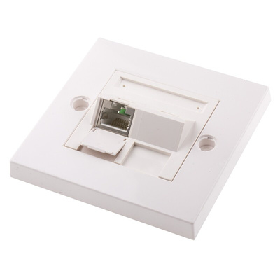 RS PRO Angled Cat6 Face Plate,With STP Shield Type