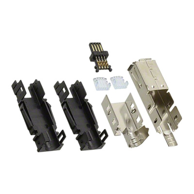 TE Connectivity, Type II Cable Mount Mini I/O Connector Female, 8 Way, Shielded