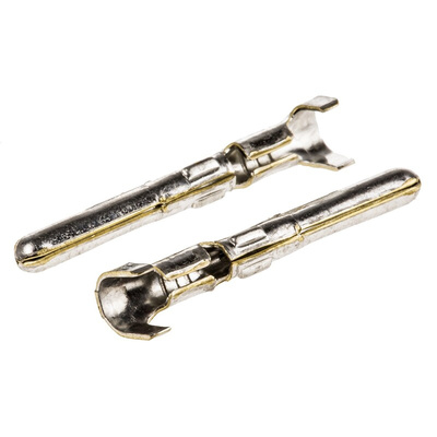 TE Connectivity Commercial MATE-N-LOK Series Male Crimp Terminal, 20AWG Min, 17AWG Max