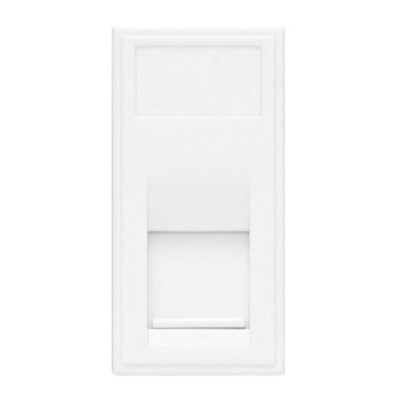 Contactum White Telephone Socket
