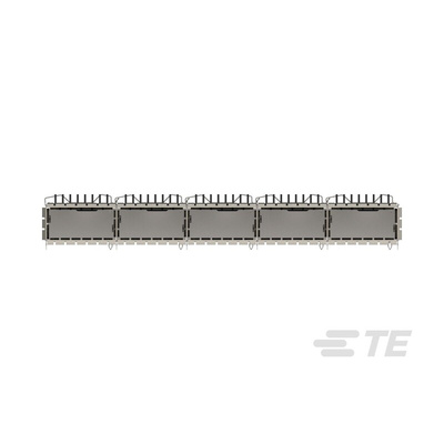 TE Connectivity QSFP Connector, Cage & Heatsink 5-Port 1-Position, 2343986-1