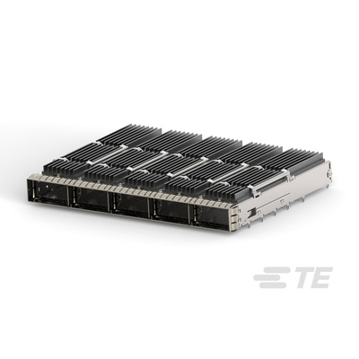 TE Connectivity QSFP Connector, Cage & Heatsink 5-Port 1-Position, 2343986-1