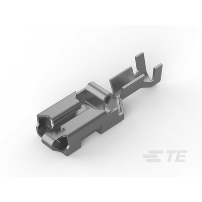 TE Connectivity 250 Series Female Crimp Terminal, 16AWG Max