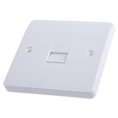 MK Electric Telephone Socket 1-way