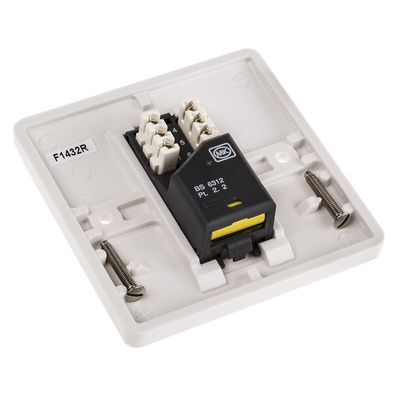 MK Electric Telephone Socket 1-way