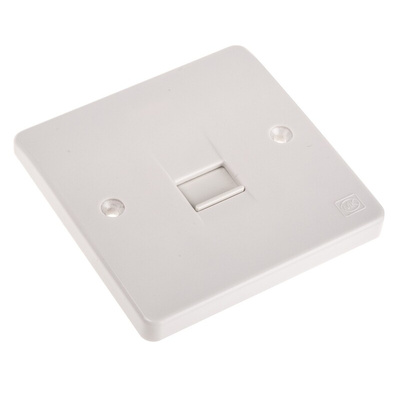 MK Electric Telephone Socket 1-way