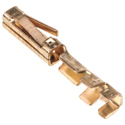 TE Connectivity AMPMODU MOD II Series Female Crimp Terminal, 30AWG Min, 28AWG Max