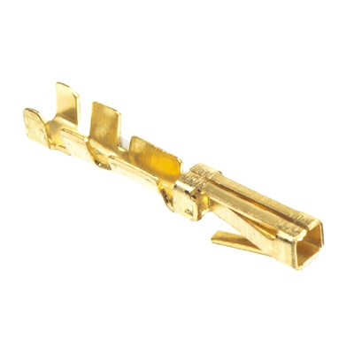 TE Connectivity AMPMODU MOD II Series Female Crimp Terminal, 30AWG Min, 28AWG Max