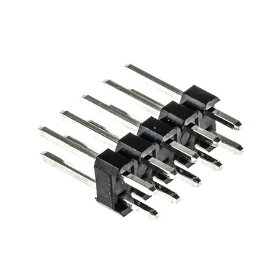 RS PRO Straight Through Hole Pin Header, 10 Contact(s), 2.54mm Pitch, 2 Row(s), Unshrouded