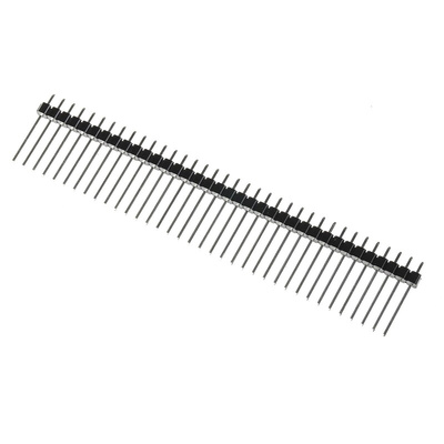 RS PRO Straight Through Hole Pin Header, 36 Contact(s), 2.54mm Pitch, 1 Row(s), Unshrouded
