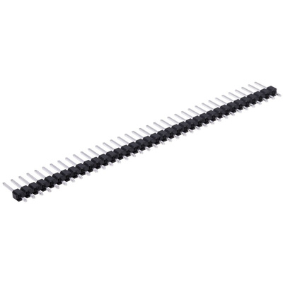 RS PRO Straight Through Hole Pin Header, 36 Contact(s), 2.54mm Pitch, 1 Row(s), Unshrouded