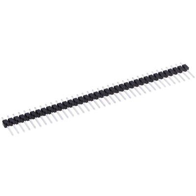 RS PRO Straight Through Hole Pin Header, 36 Contact(s), 2.54mm Pitch, 1 Row(s), Unshrouded
