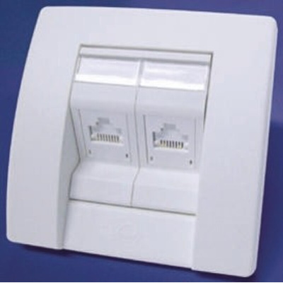 Molex Premise Networks White Telephone Socket