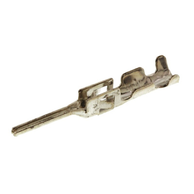 TE Connectivity Micro MATE-N-LOK Series Male Crimp Terminal, 24AWG Min, 20AWG Max