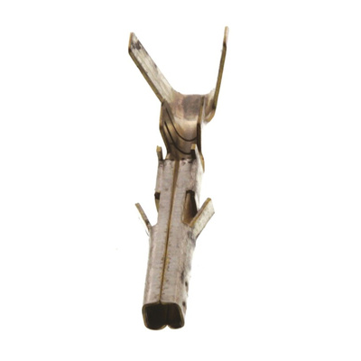TE Connectivity VAL-U-LOK Series Female Crimp Terminal, 24AWG Min, 18AWG Max