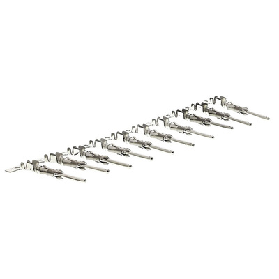 TE Connectivity Type III+ Series Male Crimp Terminal, 18AWG Min, 14AWG Max