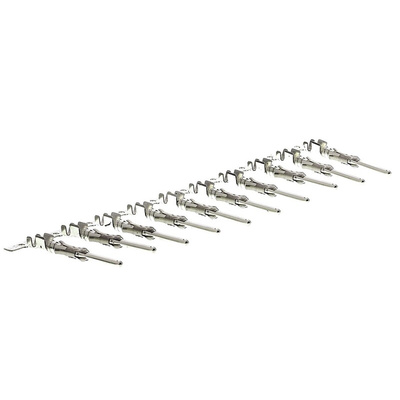 TE Connectivity Type III+ Series Male Crimp Terminal, 18AWG Min, 14AWG Max