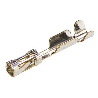 TE Connectivity AMPMODU MOD IV Series Female Crimp Terminal, 24AWG Min, 20AWG Max