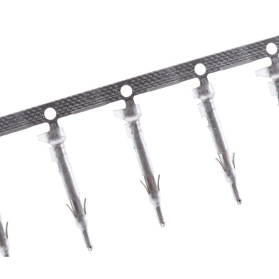 TE Connectivity Mini-Universal MATE-N-LOK Series Male Crimp Terminal, 22AWG Min, 18AWG Max