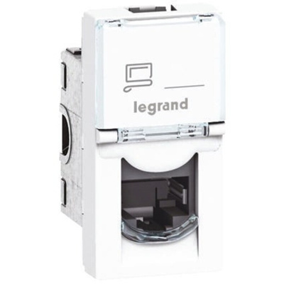 Legrand White Telephone Socket