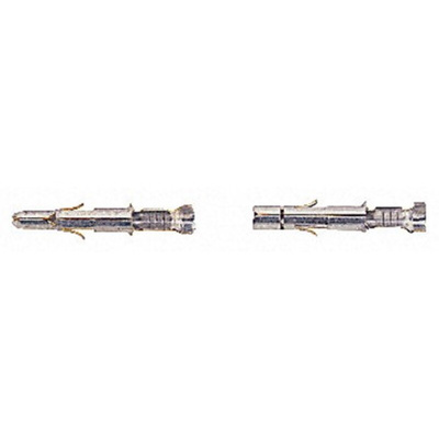 TE Connectivity Commercial MATE-N-LOK Series Male Crimp Terminal, 24AWG Min, 18AWG Max