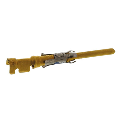 TE Connectivity Type III+ Series Male Crimp Terminal, 18AWG Min, 16AWG Max