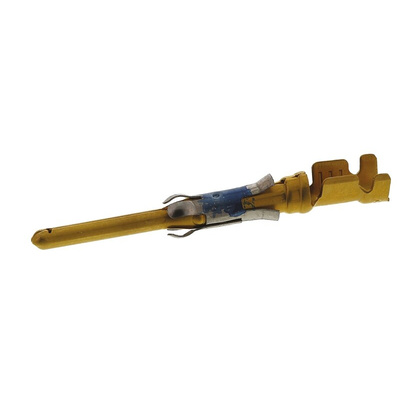 TE Connectivity Type III+ Series Male Crimp Terminal, 18AWG Min, 16AWG Max