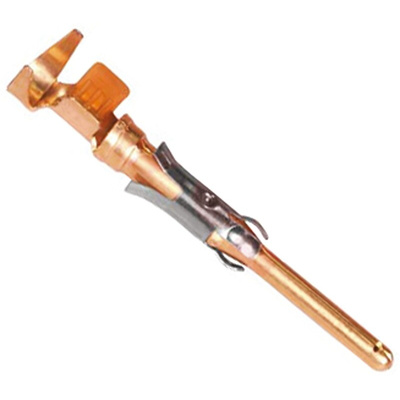 TE Connectivity Type III+ Series Male Crimp Terminal, 18AWG Min, 14AWG Max