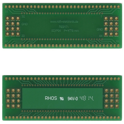 RE917, Double Sided Extender Board Adapter Adapter With Adaption Circuit Board FR4 65.4 x 30.17 x 1.5mm
