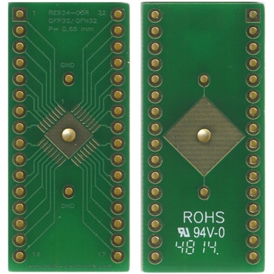 RE934-03R, Double Sided Extender Board Adapter Multiadapter With Adaption Circuit Board 42.55 x 19.05 x 1.5mm